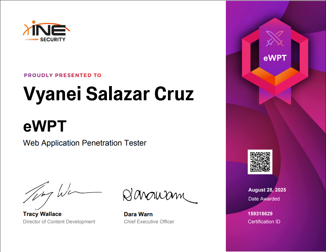 eWPT — Web Application Penetration Tester